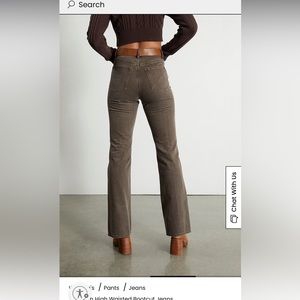 Pac Sun NWT kelso brown boot cut jeans